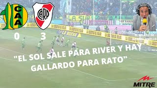 RELATOS  ALDOSIVI 0  3 RIVER PLATE GABRIEL ANELLO  RADIO MITRE [upl. by Pfeifer]