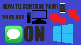 How to control your iPhone with ANY PC iMessages on Windows [upl. by Leviralc]