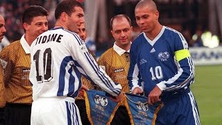 Ronaldo vs Zidane  World All Stars vs Europe All Stars 1997 [upl. by Retsel798]