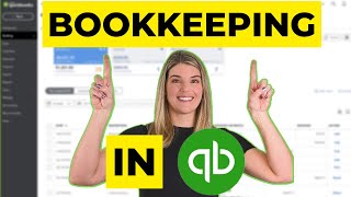 How to do a full month of bookkeeping in QBO full tutorial [upl. by Gold]