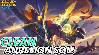 The Most Satisfying Aurelion Sol Game EVER  Wild Rift [upl. by Artaed]