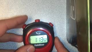 How to turn off the hourly beep on your 2017 Goldline Stopwatch [upl. by Meit]