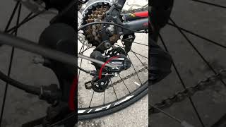 Cycle Rear Derailleur Chain Drop Problem Fix At Home Made Easy shorts [upl. by Aydiv]