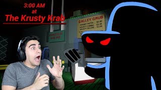 I NEVER THOUGHT A SPONGEBOB GAME WOULD BE THIS SCARY  3am at the Krusty Krab [upl. by Germin]