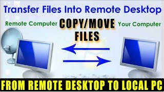 How To CopyMove Files From Remote Desktop RDP To Host PC Or Local PC 🔥🔥 [upl. by Calabrese]