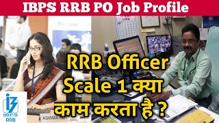 IBPS RRB PO Job Profile  RRB Officer Scale 1 job profile  Assistant Manager  RRB recruitment 2021 [upl. by Eldwun]