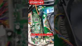 desktop motherboard repairing pc computer repair chiplevelrepairing chiplevelrepairingcourse [upl. by Yuille]