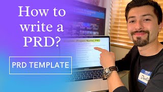 How to write a PRD  Walkthrough of PRD Template Example [upl. by Anavoj333]