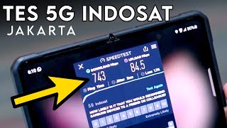 Tes 5G Indosat Jakarta KENCANG [upl. by Otiragram]