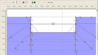 PLAXIS 2D v8 Tutorial Lesson 4 Dewatered Excavation using Tie Back Wall [upl. by Georgetta]