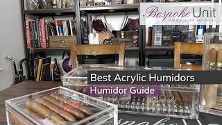 Best Acrylic Humidors Attractive Airtight Cigar Storage Options [upl. by Neeloj]