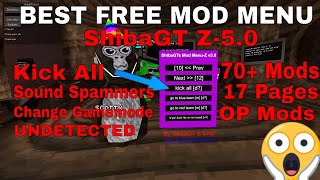 The Best FREE Mod Menu┃ShibaGTZ V50┃Gorilla Tag Mod Menu Showcase [upl. by Yeldar358]