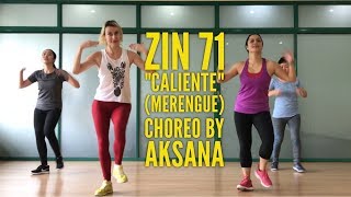 ZIN 71 quotCalientequot Merengue Choreo by Aksana [upl. by Okechuku422]