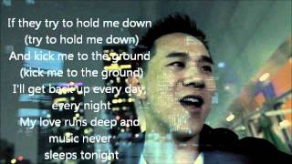 Jason ChenMusic Never Sleeps Lyrics [upl. by Mahtal]