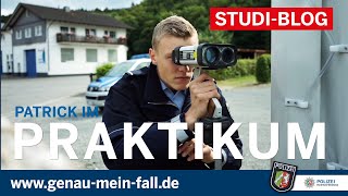 Studierendenblog Polizei NRW EJ 2017 Patrick in seinem ersten Praktikum [upl. by Atteyek]