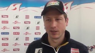 ÖSV  Hannes Reichelt im Interview nach seinem quotKitzSturzquot  27012016 [upl. by Negiam]