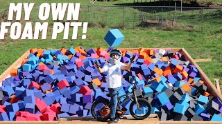 I Built A FOAM PIT [upl. by Sardella]