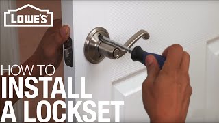 How To Install A Lockset [upl. by Nonnair260]