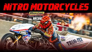 Top Fuel Nitro Drag Bike The Fastest Way To Get Your Heart Racing  2016 Man Cup Qualifying Round 3 [upl. by Modeerf]