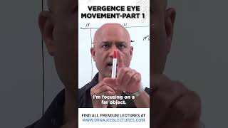 Vergence Eye Movement Part 1 drnajeeb shortvideo drnajeeblectures youtubeshorts [upl. by Nothgiel]