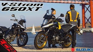 2018 Suzuki VStrom 650 XT  Better Commuter Than a GS [upl. by Hcab]