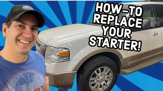 Easy Starter Replacement Mustwatch Guide For Your 20072014 Ford Expedition [upl. by Sabsay]