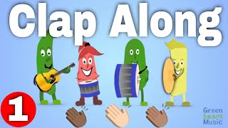 Clap Along 1  Brain Breaks  Green Beans Music  Interactive Songs [upl. by Mat]