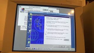 Windows for Workgroups 311 Terminal Services Client connect to Windows 2000 Server in the BACKROOMS [upl. by Peednam849]