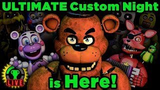 FNAF Ultimate Custom Night  All My Friends Are HERE FNAF 6 [upl. by Aicirt]