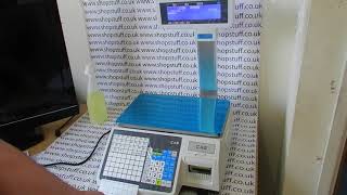 How To Program Your Products CAS CL5200 CL3000 Retail Weighing Scales [upl. by Eimaraj848]