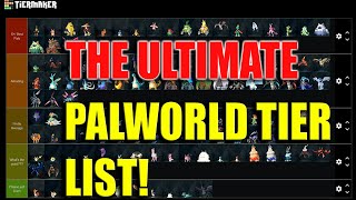 Palworld BEST Pals Tier List [upl. by Inness864]