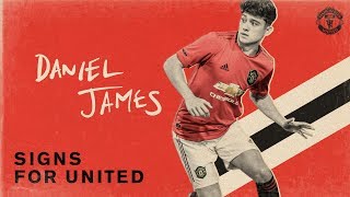 Manchester United  Daniel James Signs For United [upl. by Dibbrun]