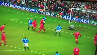 Liverpool v Man City  2001  Kanchelskis goal [upl. by Oicangi345]