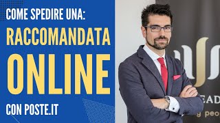 Come spedire una raccomandata con ricevuta di ritorno online in Italia e Estero con Poste Italiane [upl. by Delanty709]