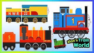 Labo Brick Train Game Compilation 8 Thomas amp Friends Trains [upl. by Hniv210]