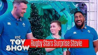 Irish rugby stars epic Toy Show surprise  The Late Late Toy Show [upl. by Audrye]