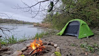 Solo wild camping in France 🇫🇷 river solo wild camping France bushcraft [upl. by Toll]