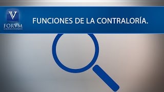 Funciones de la Contraloría General de la República Contraloría Derecho público [upl. by Esadnac95]