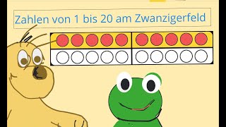 Zahlen bis 20 am Zwanzigerfeld  Mathe  Klasse 1  Zahlenraum bis 20  Lernen mit Leo  Grundschule [upl. by Humpage]