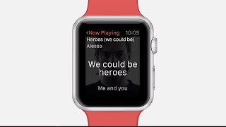 Get ready for Musixmatch for Apple Watch [upl. by Annohsat1]