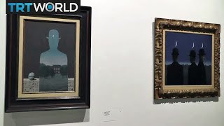 Exhibition pays tribute to Magritte on his 50th death anniversary [upl. by Aleafar]