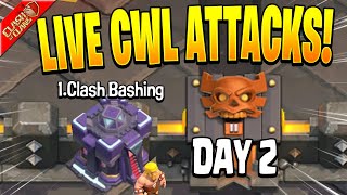 Day 2 Live CWL Attacks amp Legends Attacks [upl. by Buiron]