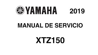 Manual taller  Yamaha XTZ 150 [upl. by Assilanna84]