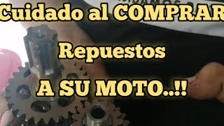 CUIDADO AL COMPRAR REPUESTOS para su MOTO [upl. by Strenta462]