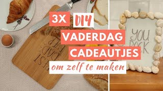 DIY 3 Vaderdag Cadeautjes om zelf te maken [upl. by Ellimak85]