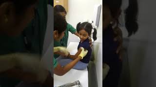 Getting injection Saloni brave girl Arya crying [upl. by Ekihc]