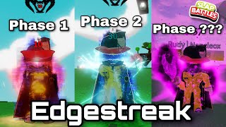 Edgestreak Showcase ALL PHASES Killstreak  Edgelord  Slap Battles Roblox [upl. by Airual]