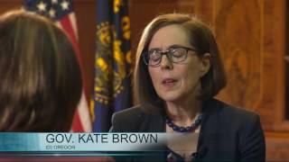 Straight Talk Gov Brown on 2017 Oregon legislative session Pt 2 [upl. by Drhcir]