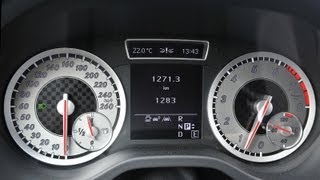 Mercedes A250 2012 W176  acceleration 0240 kmh [upl. by Dichy]