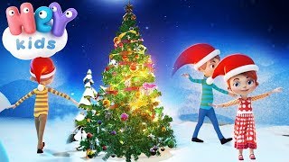 O Christmas Tree song for kids 🎄 Christmas Carols for children  HeyKids [upl. by Mackoff]